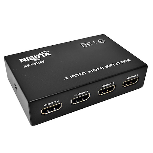 Splitter Nisuta HDMI de 4 Puertos 4K, 3D, 1 4b - $ 53.400