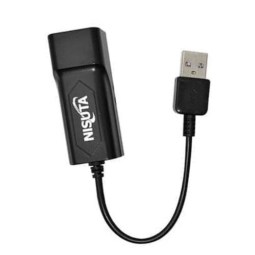 Conversor Nisuta USB a red 10/100 Mbps - $ 21.600