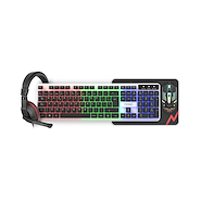 Kit Gamer 4 en 1 - Teclado, mouse y auriculares Noga