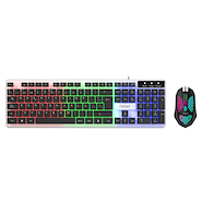 Teclado + Mouse Gamer Retroiluminado Noga NKB-100