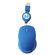 Mini Mouse Portátil con Cable Retráctil Noga NGM-418