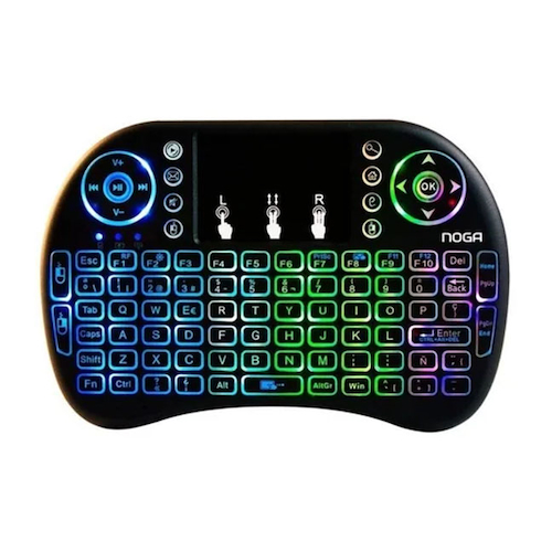 Mini Teclado Inalámbrico Noga NKB-K2RGB - $ 15.300