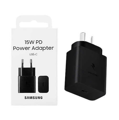 Cargador USB Samsung Tipo-C 15W Negro