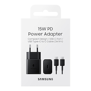 Cargador original Samsung ultra fast type C 15W