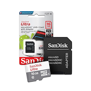 Memoria Sandisk 16GB Clase 10