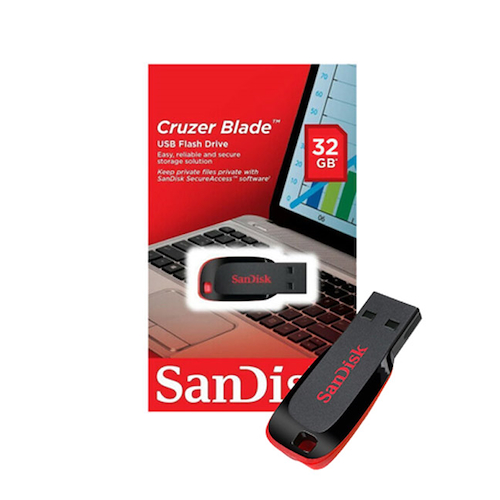 Pendrive Sandisk  Cruzer Blade 32Gb - $ 15.020