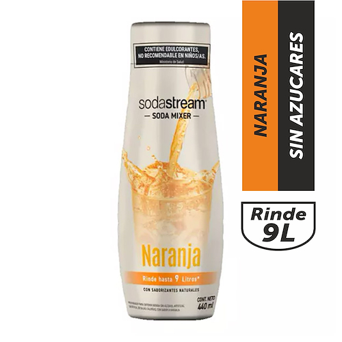 Sodastream Soda Mixer 440ml Naranja - $ 7.100