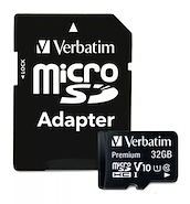 Tarjeta de memoria Verbatim MicroSD 32GB Premium V10