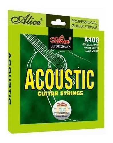 ALICE A408-L 012-053 ENCORDADO GUITARRA ACUSTICA - $ 6.700