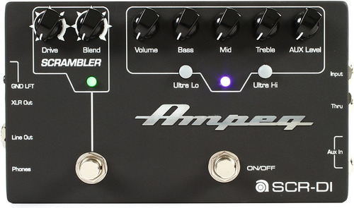 AMPEG SCR-DI PREAMP con overdrive Scrambler - $ 660.500