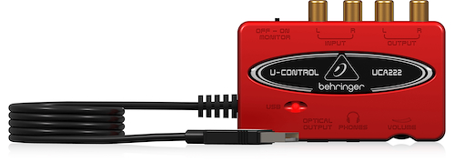 BEHRINGER Uca 222 U-CONTROL UCA222 Interfase de audio USB de ultra baja latenc - $ 79.620