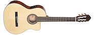 CORT AC120CE-OP Guit. Clás. Standard, Tapa Abeto, Corte y EQ  c/funda