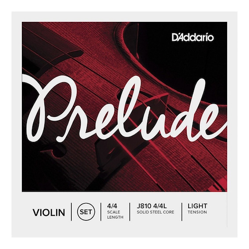 DADDARIO Orchestral J8104/4L Encordado p/Violin, 4/4, PRELUDE VIOLIN SET, Solid steel cor - $ 39.960