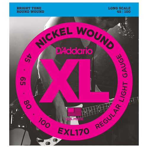 DADDARIO Strings EXL170 Encordado | Bajo 4c. | 045-065-080-100 | Nickel Wound | - $ 52.230