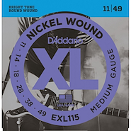 DADDARIO Strings EXL115 Encordado | Electrica | 011-014-018-028-038-049 | Nickel Wou