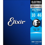 ELIXIR 12050 Light (.010-.046) Electric Nickel Plated Steel con recubrimiento POLYWEB