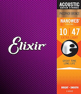 ELIXIR 16002  Extra Light (.010-.047) Acoustic Phosphor Bronze con recubrimiento NANOWEB