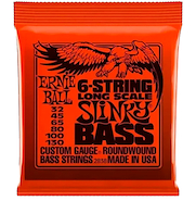 ERNIE BALL P02838 ENCORDADOS	SLINKY NICKEL LONG SCALE WOUND 32-130 6C