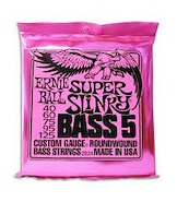 ERNIE BALL P02824 ENCORDADOS	SLINKY NICKEL WOUND 40-125 5C