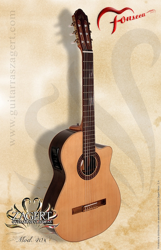 FONSECA 40KEC (BRILLANTE) GUITARRA MODELO 40 CON CORTE Y ECUALIZADOR - $ 315.920