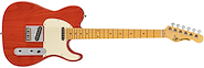 G&L TI-ACL-121R46M73 Guitarra Asat Tribute Classic, Clear Orange, Maple Fretboard