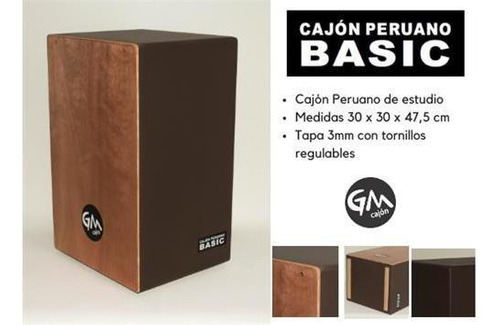 GM CAJON PERUANO BASIC CAJON PERUANO BASIC - $ 48.480
