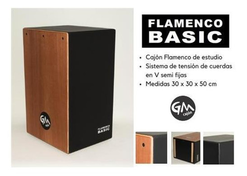GM CAJON FLAMENCO BASIC CAJON FLAMENCO BASIC - $ 94.200