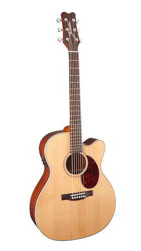 JASMINE JO37CE-NAT-U Guitarra Electroacustica Orchestra, tapa Solid Spruce, fondo - $ 665.300