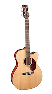 JASMINE JO37CE-NAT-U Guitarra Electroacustica Orchestra, tapa Solid Spruce, fondo