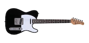 JAY TURSER JT-LT-BK Guitarra Electrica Cuerpo Solido, Pickguard Negro, Cuello D
