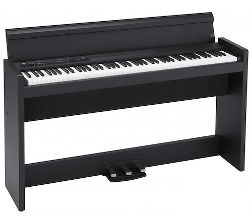 KORG LP-380U Piano Digital 88 notas c/mueble delgado 3pedales USB Black - $ 1.817.640