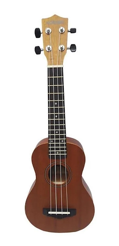 KORNER UKR-10M MARRON SOPRANO C/FUNDA Ukelele - $ 43.500