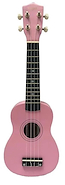 KORNER UKR-10RP ROSA PASTEL SOPRANO C/FUNDA Ukelele