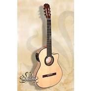 LA ALPUJARRA 86KPSYM (MATE) GUITARRA MODELO 86 CON CORTE Y ECUALIZADOR FISHMAN PRESYS MA