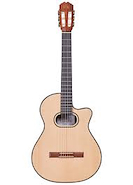 LA ALPUJARRA 100KPSYM (MATE) GUITARRA MODELO 100 CON CORTE Y BOCA OVALADA CON ECUALIZADOR