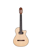 LA ALPUJARRA 100KFIX GUITARRA MODELO 100 CON CORTE Y BOCA OVALADA CON FISHMAN PRE