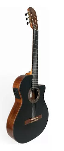 LA ALPUJARRA 86KPSYN NEGRA GUITARRA MODELO 86 CON CORTE Y ECUALIZADOR FISHMAN PRESYS TA - $ 1.035.700