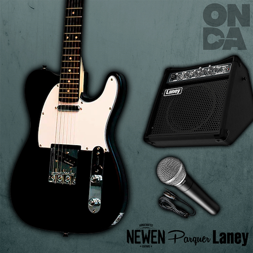LANEY AH-FREESTYLE/NEWEN TL Black AMP. Portatil / guitarra Newen y Microfono Parquer SN58 - $ 455.003