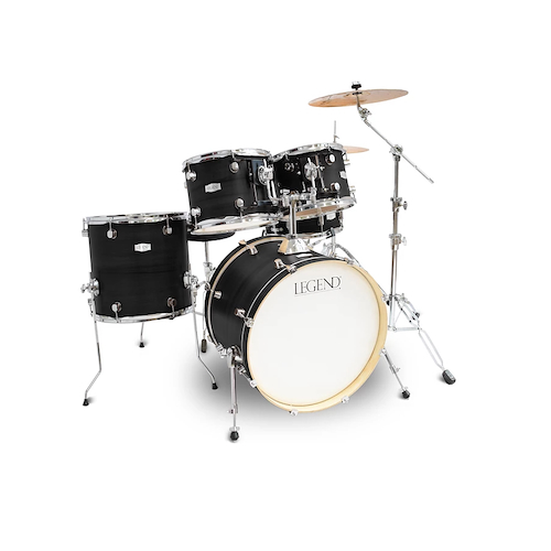 LEGEND CLASSIC SERIE 2 Black Ash Batería Legend 5 cuerpos Con fierros renovados y banqueta. M - $ 552.297