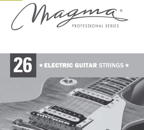 MAGMA GE026N MAGMA Cuerda GUIT-ELEC Nickel P/Steel CAL/.026 - $ 2.500