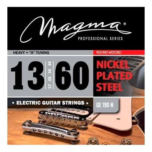 MAGMA GE190N ENCORDADO MAGMA GUIT-ELEC Nickel P/Steel .013 H+ - $ 14.200