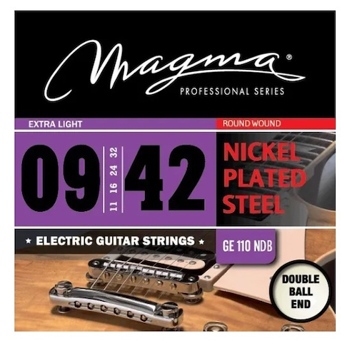 MAGMA GE110NDB ENCORDADO MAGMA ELECT DOUBLE BALL END Nickel 009 - $ 16.400