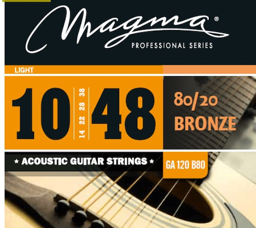 MAGMA GA120P ENCORDADO MAGMA Guit-Acust Coated Phos Bron 010 - $ 20.800
