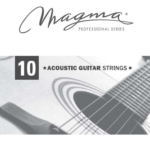 MAGMA GA010G PATAGONIA Cuerda GUIT-ACUST CAL/.010 - $ 1.600