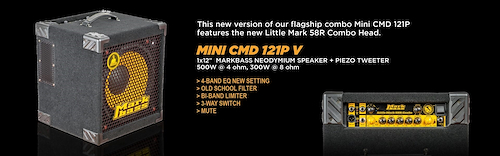 MARKBASS MINI CMD 121 P V Amplificadores de Bajo 500 wts + tweeter - $ 2.437.600