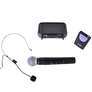 MOON AUDIO PRO MI01VDMH Receptor Inalambrico Vhf Doble Mano/vincha