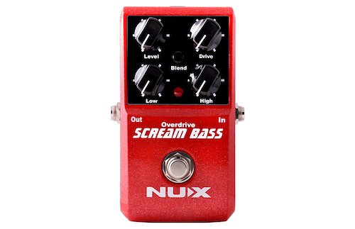 NUX SCREAM BASS -  OVERDRIVE DE BAJO Pedal de efecto CORE SERIES - $ 98.300