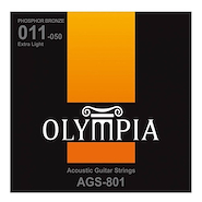 OLYMPIA AGS801 Encordado Acústica "Phosphor Bronze" 011-050