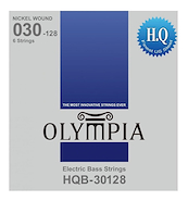 OLYMPIA HQB30128 Encordado Bajo 6C. "Nickel Plated US. STEEL" 030-128