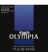 OLYMPIA FLS4B-45100 Encordado Bajo Flat 4C "Stainless Steel" 045-100